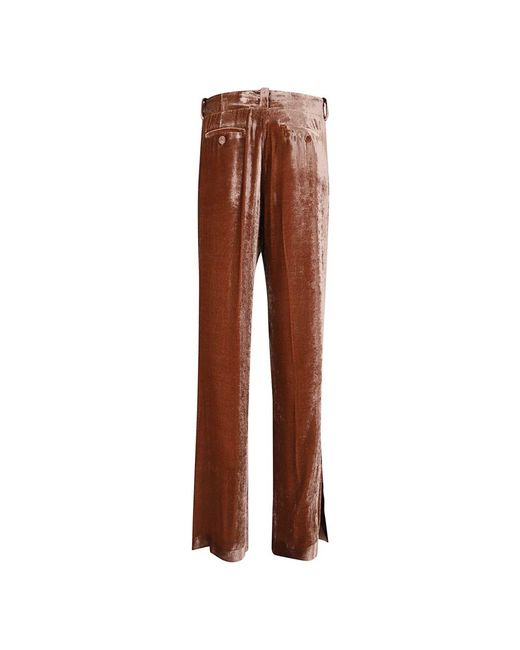 LaDoubleJ Brown Straight Trousers