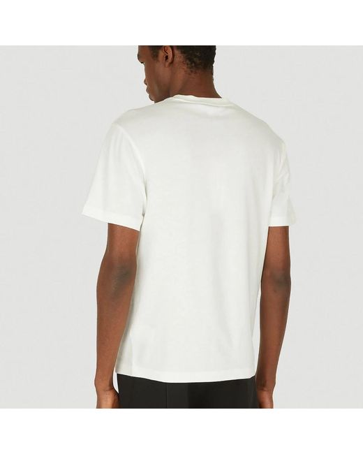Y-3 Logo print crewneck t-shirt in White für Herren