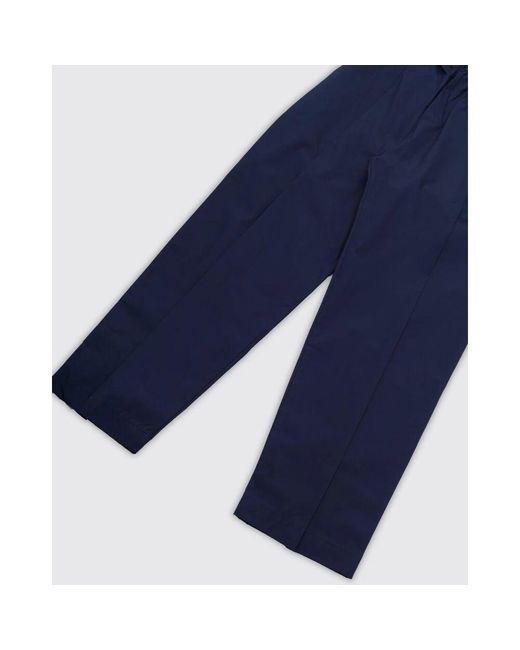 A PAPER KID Dunkelblaue Popeline Hose in Blue für Herren