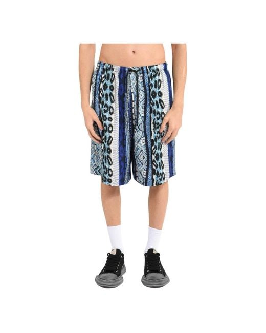 Laneus Blue Casual Shorts for men