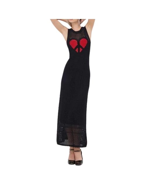 Moschino Black Knitted Dresses