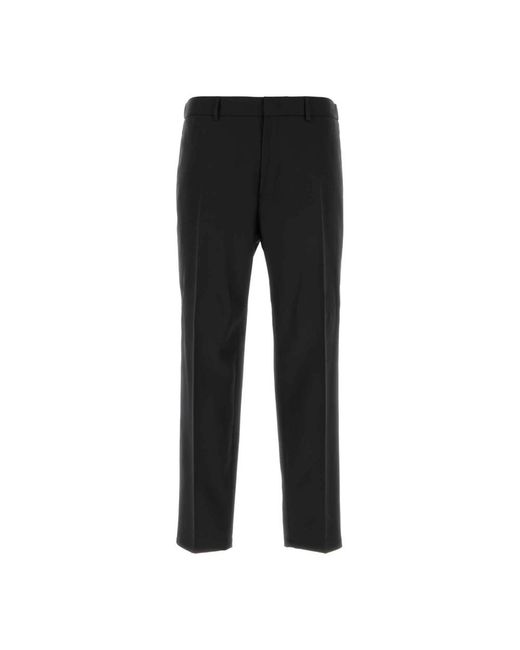 Jil Sander Techno Gabardine Broek in het Black voor heren
