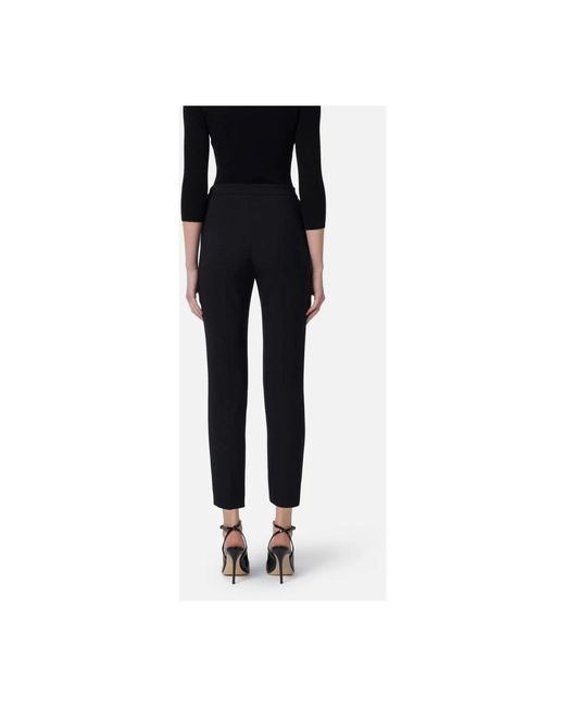 Elisabetta Franchi Slim-Fit Trousers in het Black
