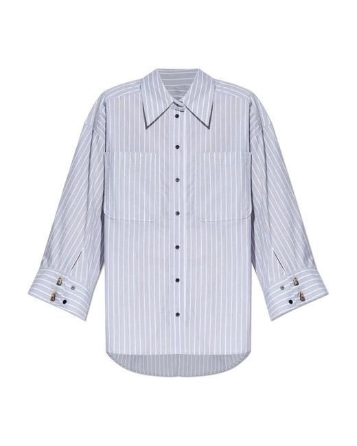 Munthe Overhemden ,Blauw ,Katoen Shirt Lynne in het Blue