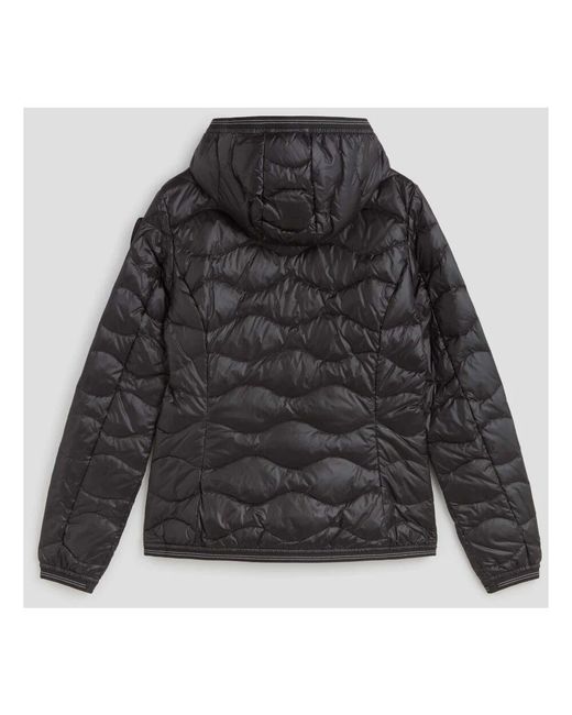 Blauer Black Camelia Steppjacke