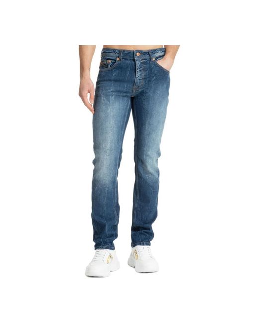 Versace Klassische jeans mit logo-details in Blue für Herren