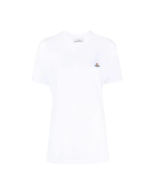 Camisetas y polos blancos con logo orb Vivienne Westwood de color White