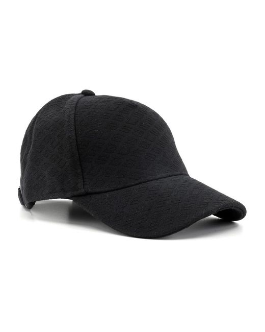 Guess Black Baseball Cap Mit Monogramm