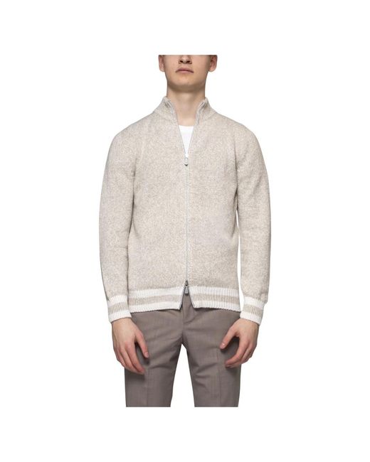 Cardigans Eleventy de hombre de color Natural