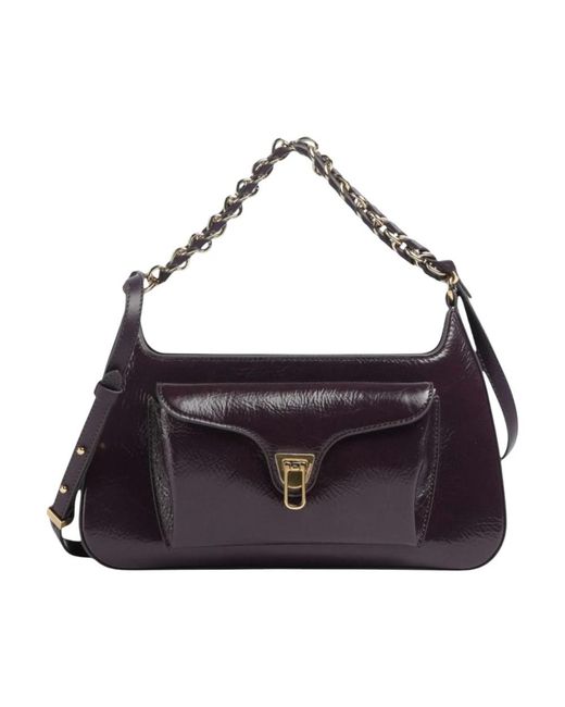 Coccinelle Purple Shoulder Bags