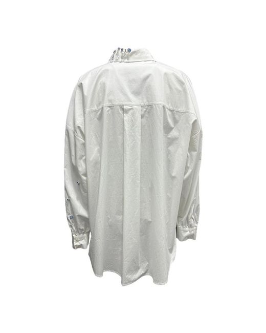 Giulia N Couture Gray Shirts