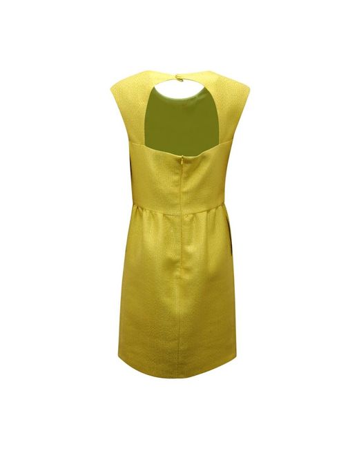 Hanita Green Short Dresses