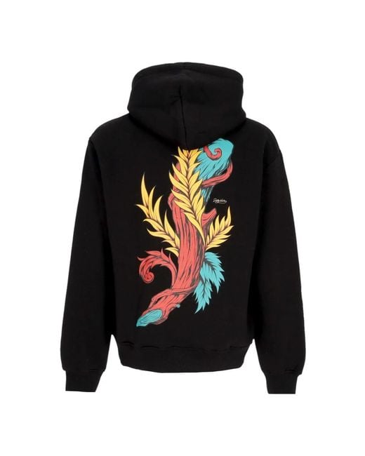 DOLLY NOIRE Black Hoodies for men