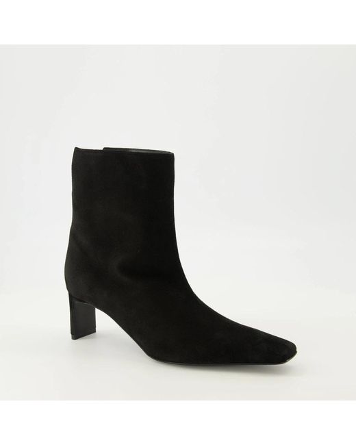 Khaite Black Heeled Boots
