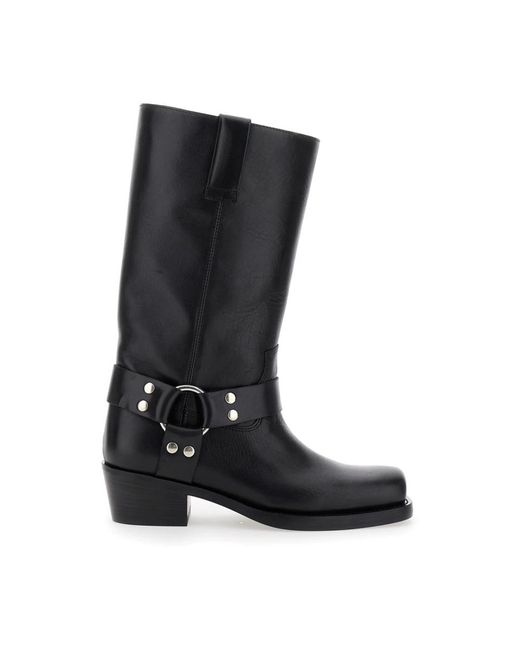 Paris Texas Black High Boots