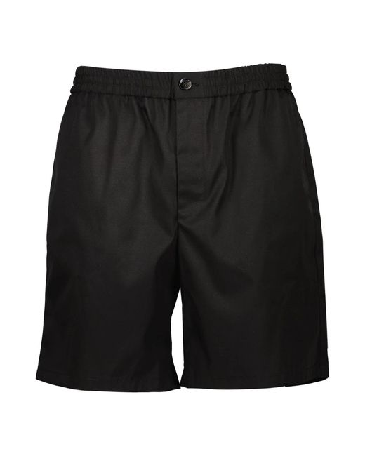 AMI Zwarte Alexandre Matiussi Shorts Lente-Zomer 2025 in het Black voor heren