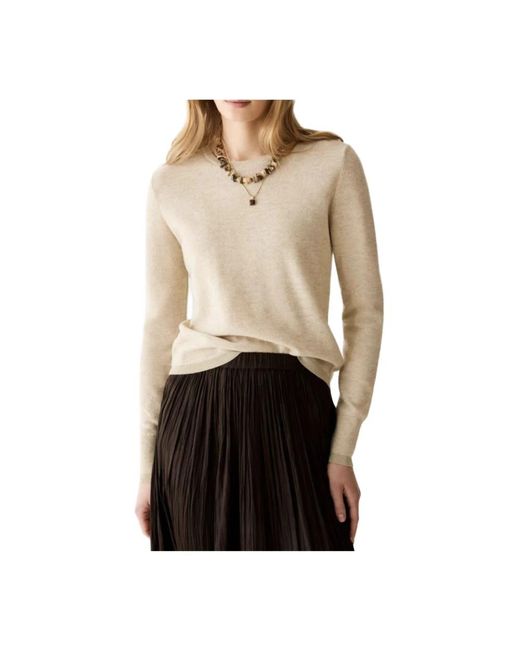 Pennyblack Natural Round-Neck Knitwear