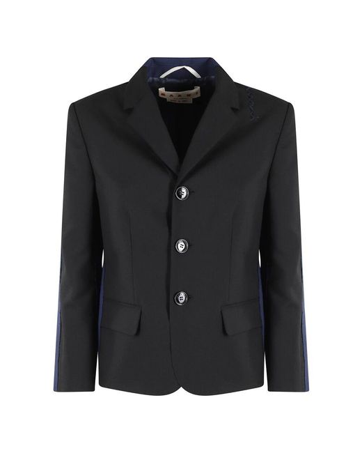 Marni Black Einreihiger tel