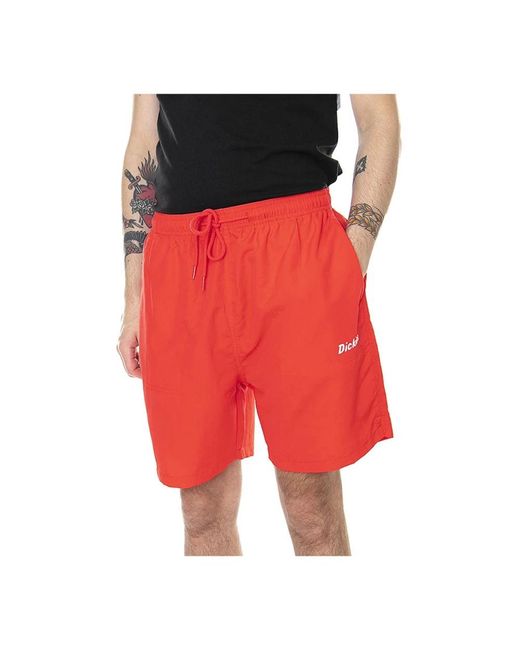 Dickies Rifton Shorts in het Red voor heren