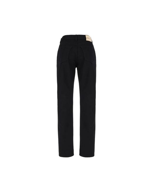 McQueen Black Straight Jeans for men