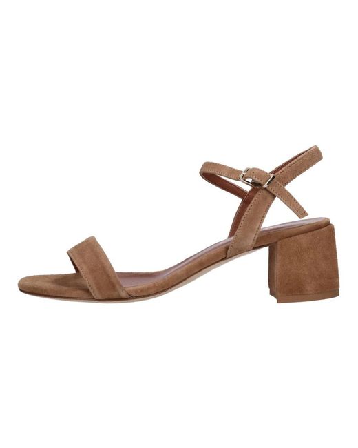 NCUB Brown High Heel Sandalen