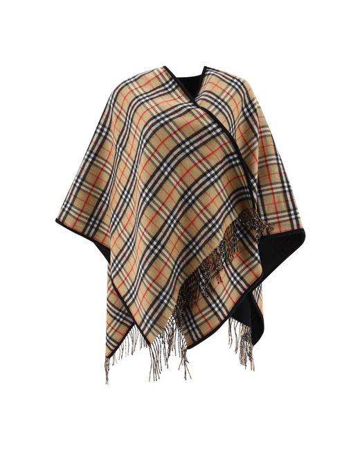 Burberry Black Ponchos