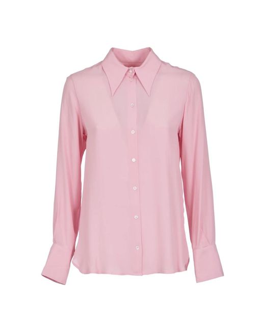 Ottod'Ame Pink Schmale hemden