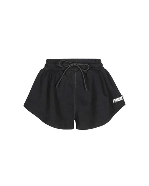 MSGM Short Shorts in het Black