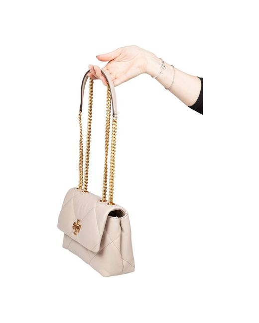 Tory Burch Natural Shoulder Bags