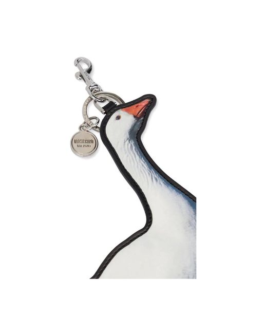 Moschino White Keychains