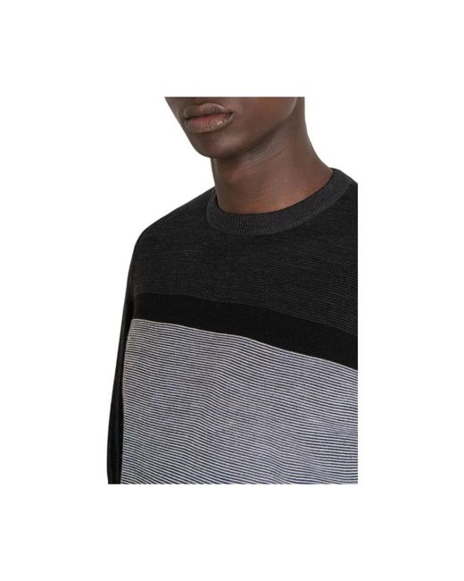Antony Morato Hoodies & Sweatvesten ,Zwart ,Regular Fit Gebreid Sweatshirt in het Black voor heren