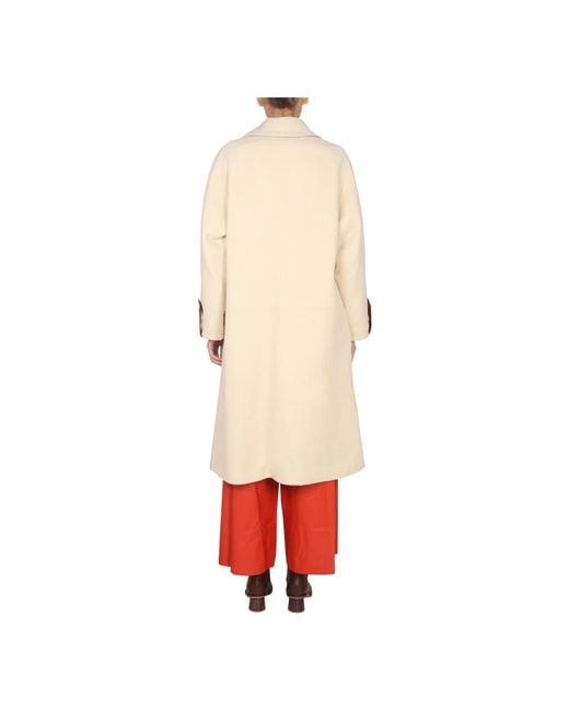 Alysi Natural Single-Breasted Coats