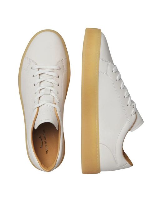 Voile Blanche White Sneakers for men