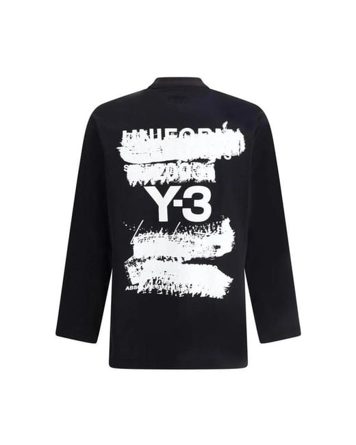 Long Sleeve Tops Y-3 de hombre de color Blue