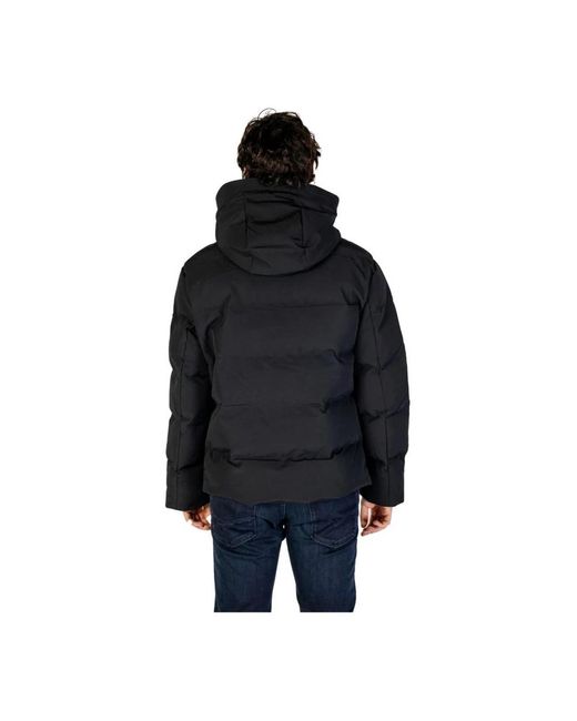 Replay Zwarte Nylonjas Met Polyester Vulling in het Black voor heren