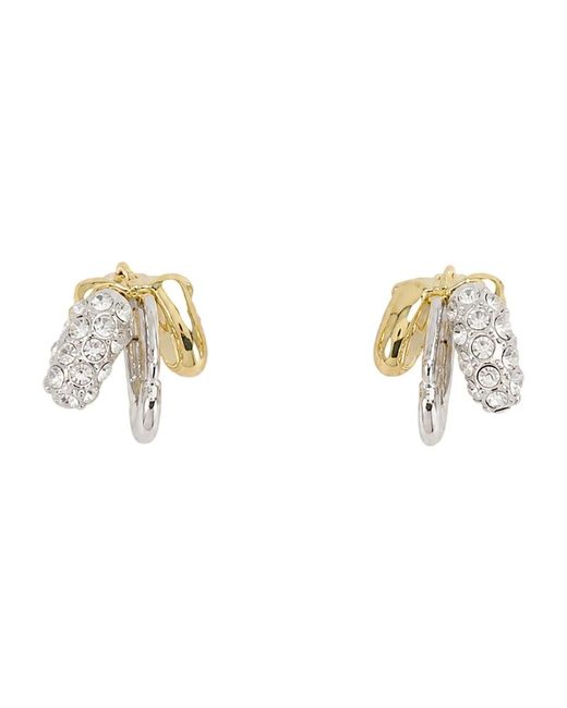 Earrings Simone Rocha de color Metallic