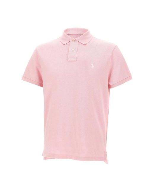 Polo Ralph Lauren Pink Polo Shirts for men