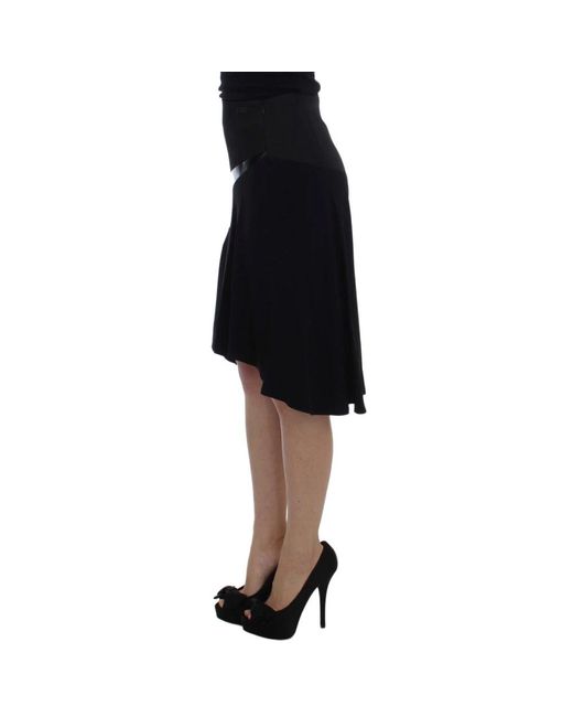 Exte Midi Skirts in het Black