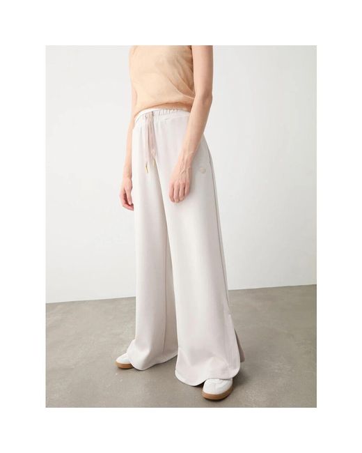 Wide Trousers Colmar de color White