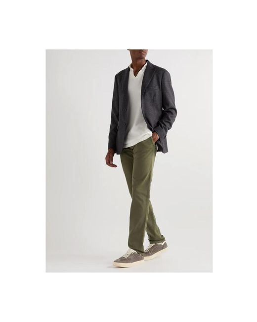 Incotex Green Chinos for men