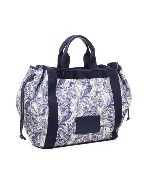 V73 Blue Shoulder Bags