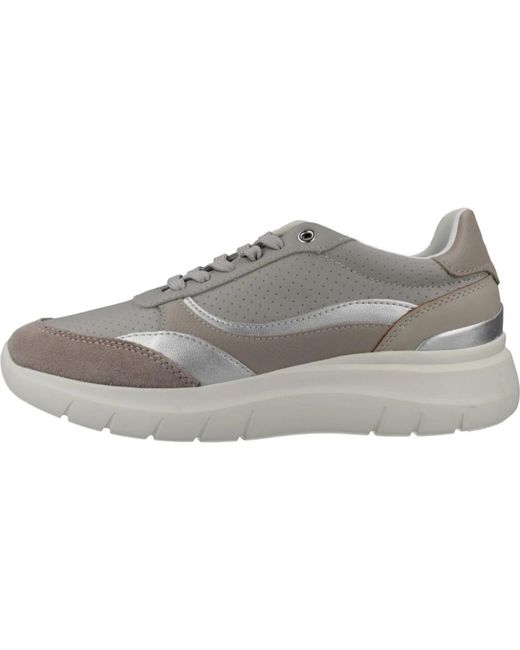 Geox Gray Plummery Sneaker