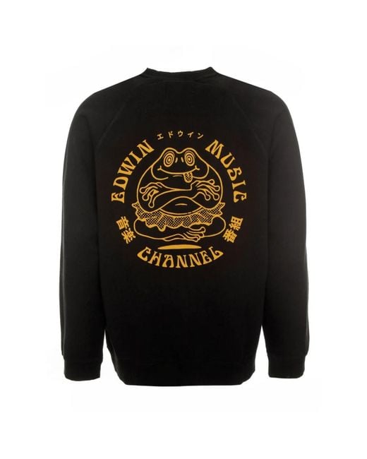 Edwin Sweatshirts in het Black voor heren