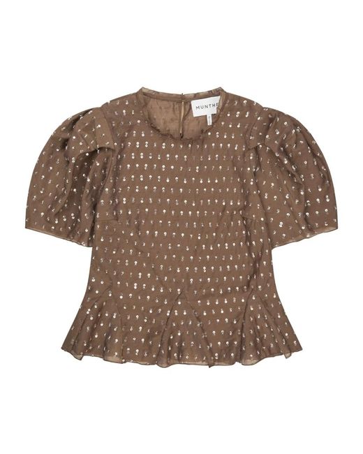 Munthe Blouse in het Brown