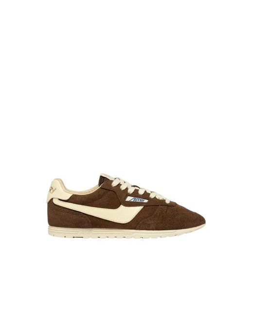 Autry Brown Windspin Sneakers