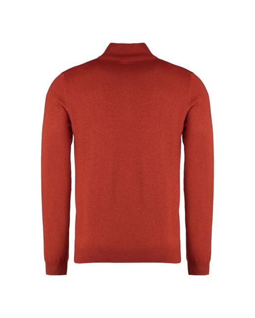 Moorer Red Turtlenecks for men