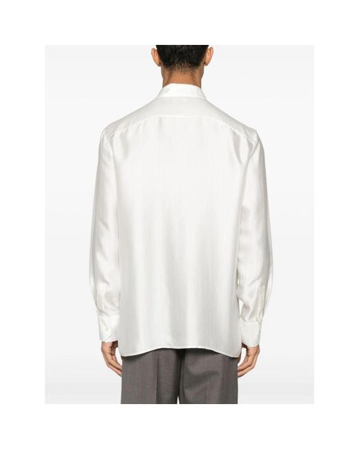 Saint Laurent White Formal Shirts for men