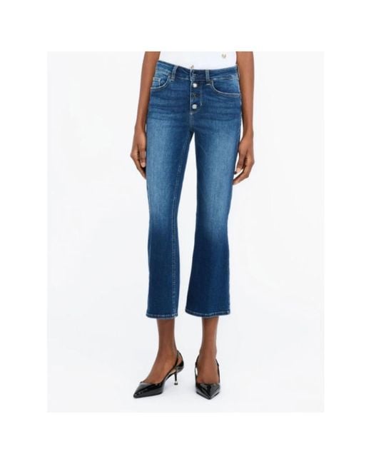 Liu Jo Blue Cropped Jeans