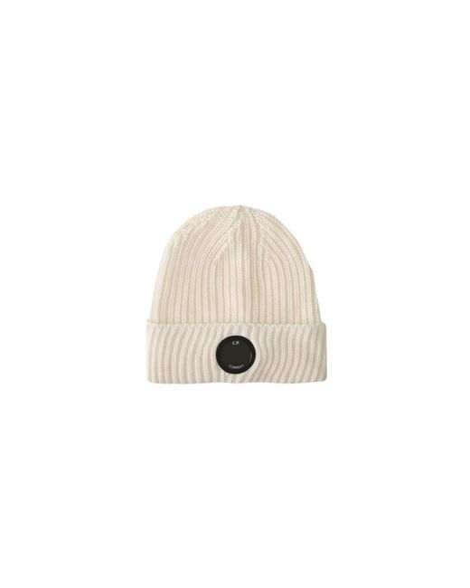 C P Company Beanies in het Natural