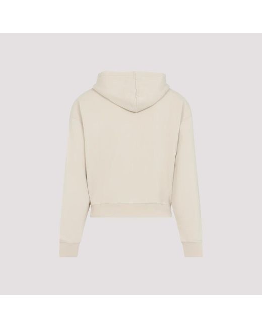 Jacquemus Hoodies & Sweatvesten ,Katoen Katoenen Hoodie Met Ritssluiting in het White voor heren